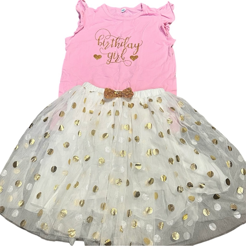 Birthday Girl Tutu Matching Set